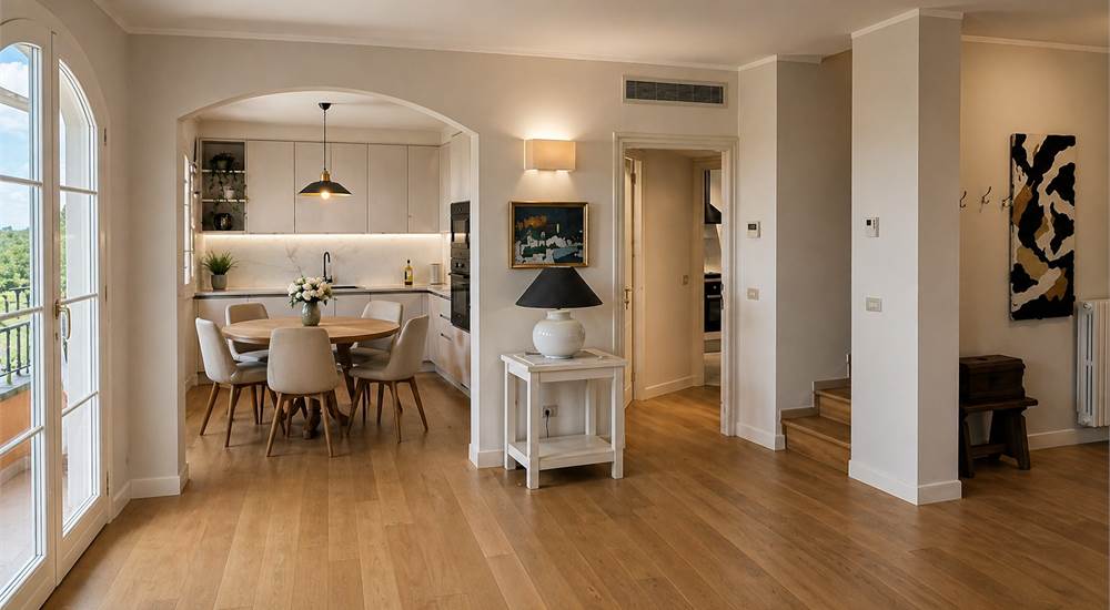 RENDERING SPOSTANDO LA CUCINA FRONTE TERRAZZO